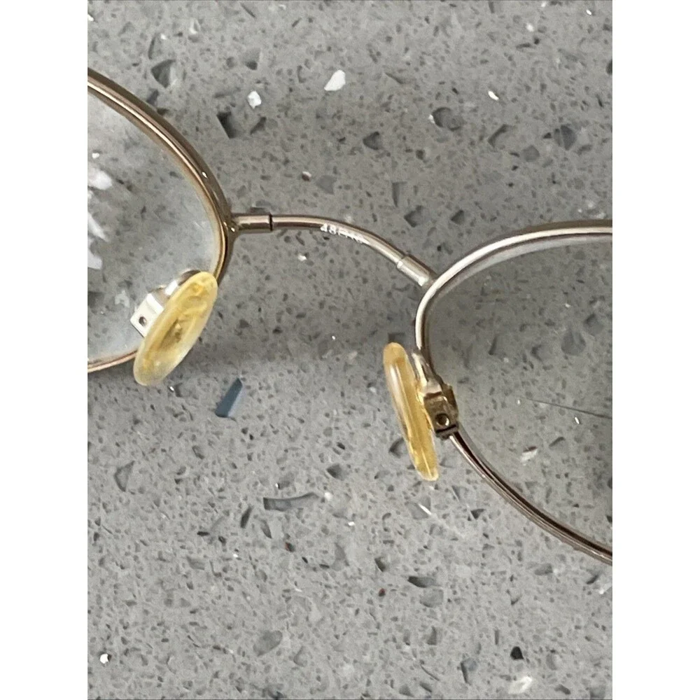 TI Flex T1512 1512 Caramel Eyeglasses Frames ONLY 48-18-135 Oval full rim gold